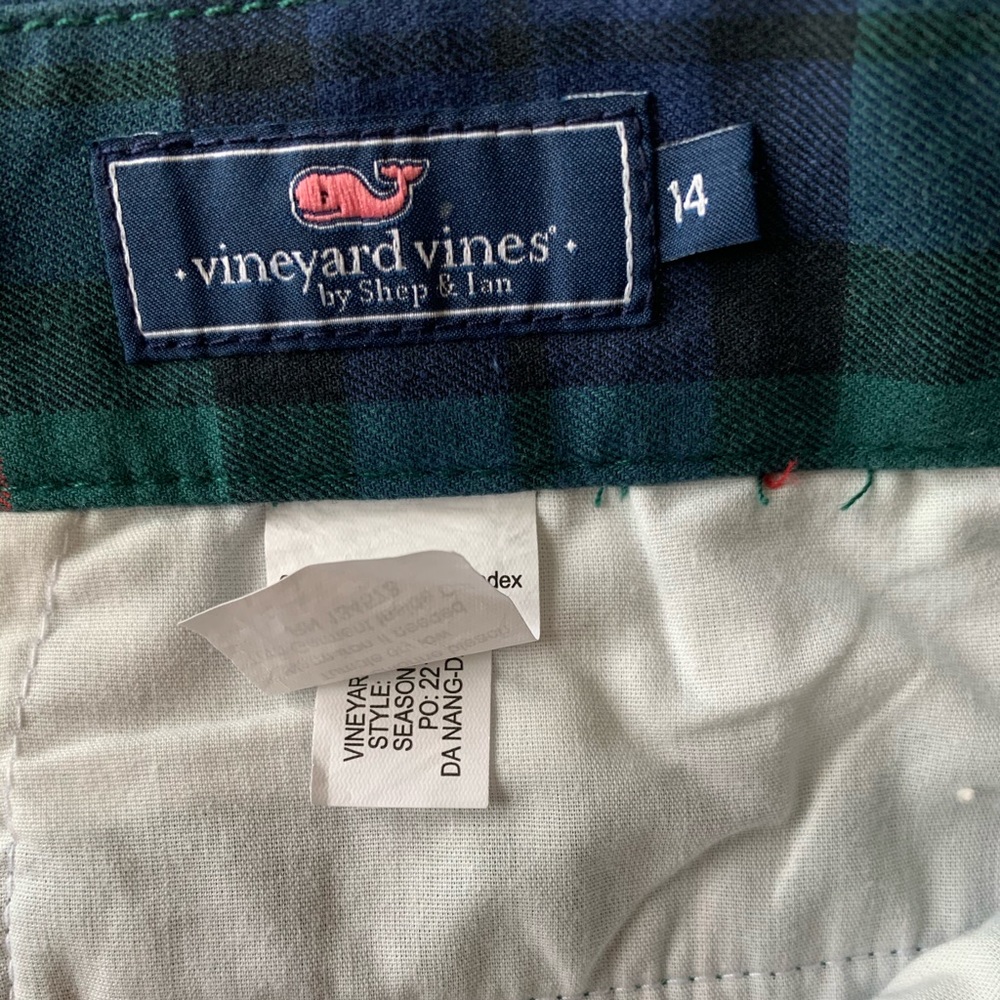 VINEYARDS VINES HOLIDAY PLAID BREAKER PANT - Picture 5 of 5